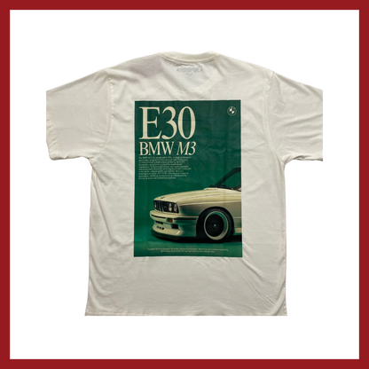 Camiseta BMW M3 E30 – The Ultimate Driving Machine