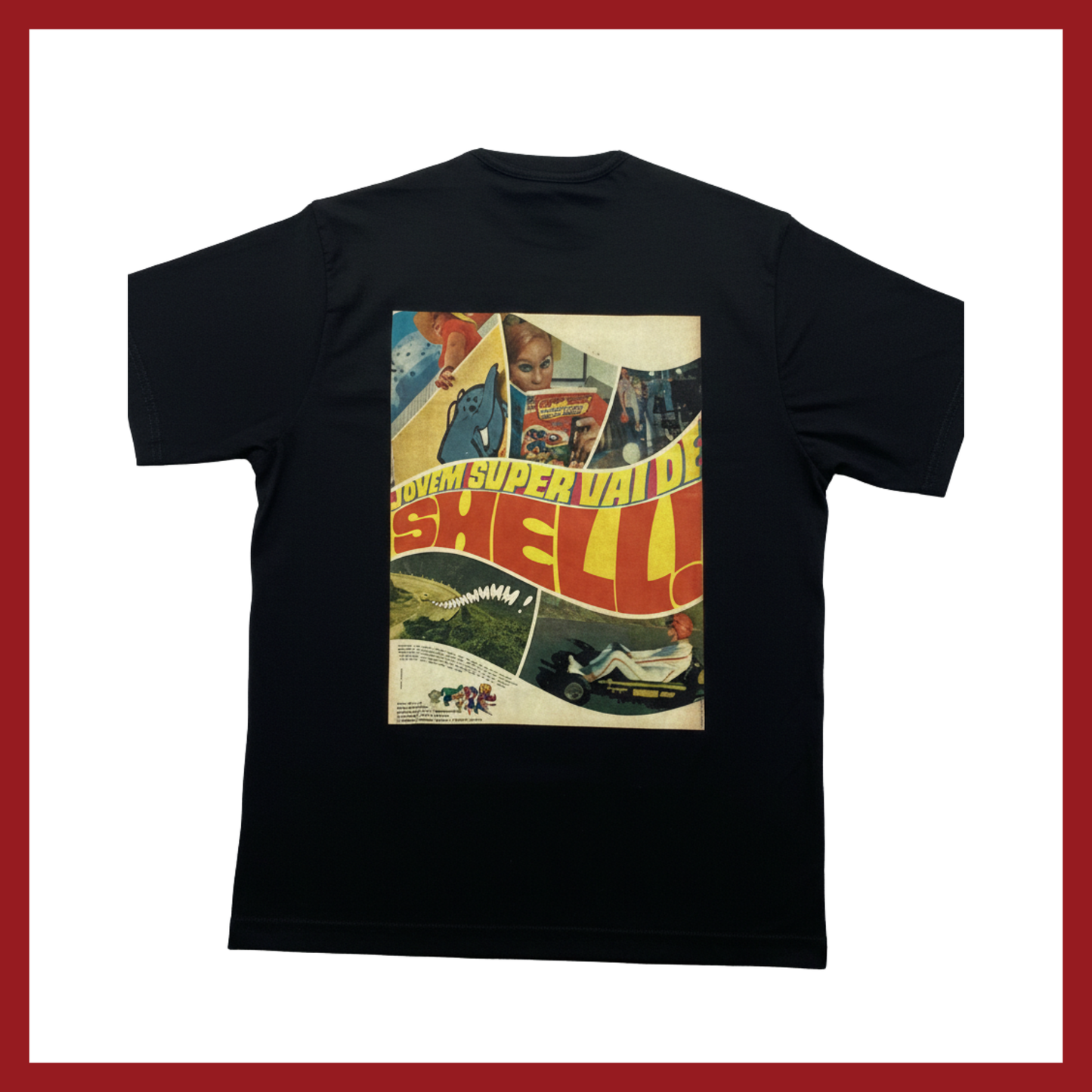 Camiseta Shell Vintage – "Jovem Super vai de Shell!"